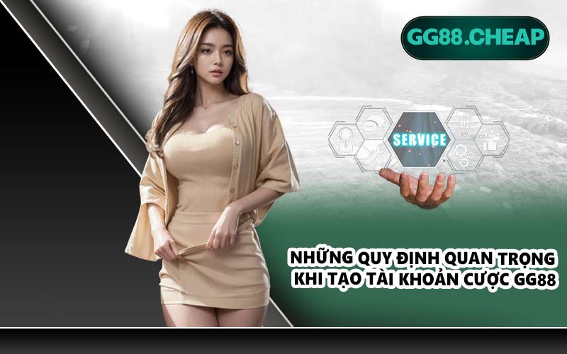 Những quy định quan trọng khi tạo tài khoản cược GG88